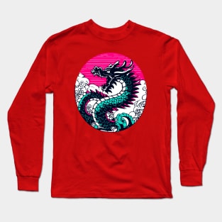 Cloudy Dragon Long Sleeve T-Shirt